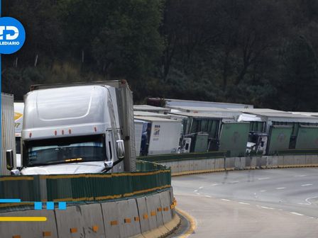 La autopista México-Puebla con un cierre por accidente a la altura de Río Frío | Andrés Lobato
