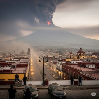 La ceniza del Popocatépetl contiene principalmente partículas finas de roca y minerales expulsadas durante las erupciones (Gemini)