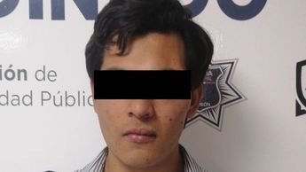 Las autoridades informaron de la detención de Jorge “N” de 19 años por parte de la Policía Municipal.