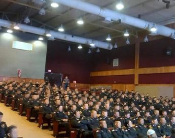 La ceremonia se llevó a cabo en la Universidad de Ciencias de la Seguridad. | Cortesía