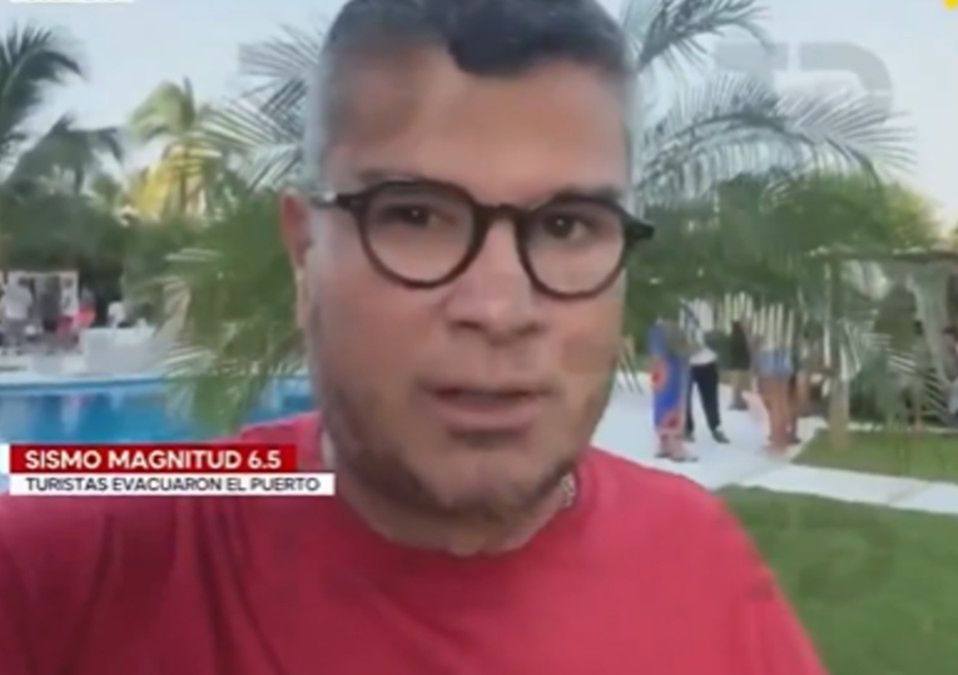 Jaime Núñez Piña relató que no había sentido un movimiento tan violento | Captura de pantalla