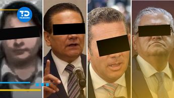 Ex colaboradores del anterior gobernador de Michoacán, Silvano Aureoles, quien permanece prófugo de la justicia.| Telediario