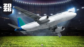 Viva Aerobus opera el vuelo directo Puebla-Monterrey, conexión estratégica para los aficionados que viajen al Mundial de la FIFA 2026. / Canva