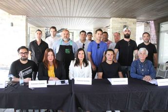 La Comisión Centrito Valle integrada principalmente por dueños restauranteros del sitio. | Leonel Rocha