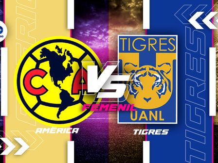 Tigres visita a las Águilas del América en el Estadio Ciudad de los Deportes. / Especial