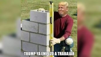 Así es como algunos imaginan a Donald Trump construyendo su muro en la frontera con México | Especial
