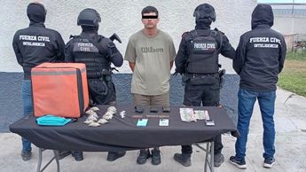 La detención se registró la mañana del martes en la colonia Valle de Santa María. | Foto: Cortesía