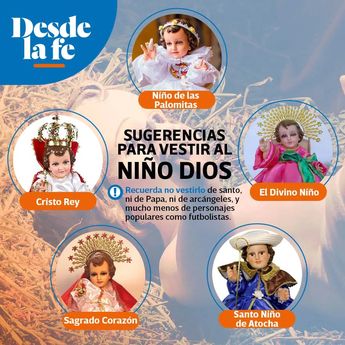 Recomendaciones de la Iglesia Católica para vestir al Niño Dios en la Candelaria | Web Desde La Fe