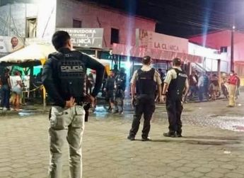 Autoridades de Ecuador en el lugar de la masacre | @FiscaliaEcuador vía X