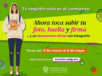 Información que se debe cargar en el portal de la UDG. | universidad de Guadalajara