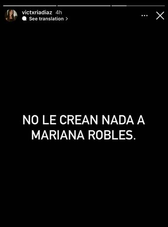 Hija de Nicandro Díaz manda fuerte mensaje contra Mariana Robles