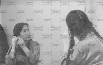 La India María durante el rodaje de una película / Fototeca Milenio