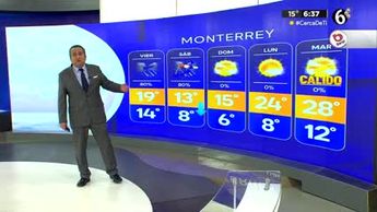 Pronóstico del tiempo para Monterrey, con Abimael Salas - 15 de febrero de 2024