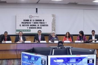 Reunión entre la Comisión de Presupuesto y Cuenta Pública de la Cámara de Diputados y el Inegi. | Cortesía