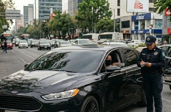 El artículo 37 del reglamento de tránsito establece dicha prohibición sobre cristales oscurecidos. Imagen temática creada con Gemini IA.