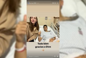 'Ponchito' González en el hospital / CORTESÍA: @arturoglz10