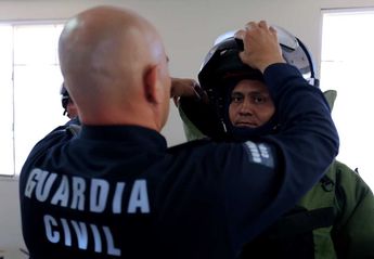 El equipo antibombas está entrenado para responder cualquier tipo de amenazas de bombas. | Javier Ríos
