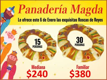 Precios roscas de reyes Magda | Especial