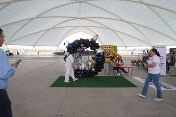 Así luce la Expo Gómez Palacio ante el inicio del eclipse 2024