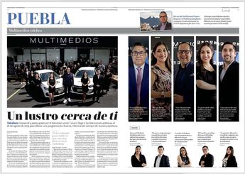 Milenio dedica un espacio por el aniversario del Canal 6 y TELEDIARIO en Puebla / Cortesía