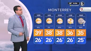Pronóstico del tiempo para Monterrey, con Nelson Valdez - 17 de agosto de 2023