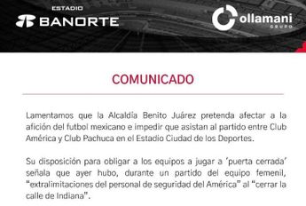 En un comunicado Ollamani, la empresa que es dueña de las Águilas, respondió al señalamiento de la demarcación. / Imago7