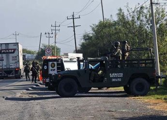 Fuerza Civil y el Ejército mexicano acudieron al reporte en Escobedo, Nuevo León. | Francisco Zúñiga Esquivel