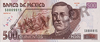 Billete 500 pesos, familia D1