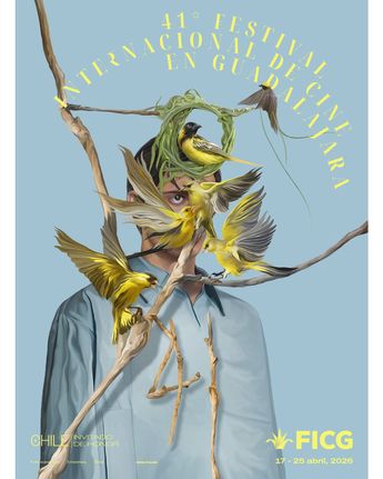 Cartel oficial del FICG 41, que tendrá a Chile como invitado de honor | FICG