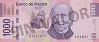 Billete familia F / Banxico