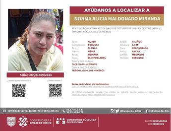 Mujer de Monterrey desaparece en CdMx; fue a comprar mercancía