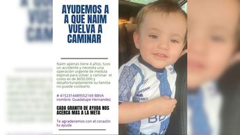 El pequeño José Nail, permanece internado en el Hospital Universitario.| Cortesía