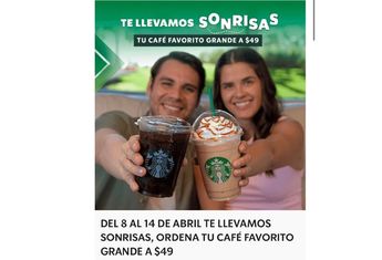 Starbucks promoción