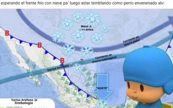 Meme por frío en Monterrey. | Especial