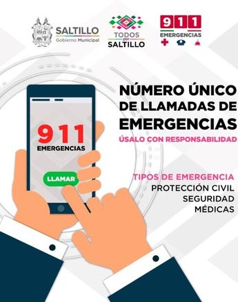 Mediante la aplicación 911 puedes reportar situaciones de emergencia o peligro.
