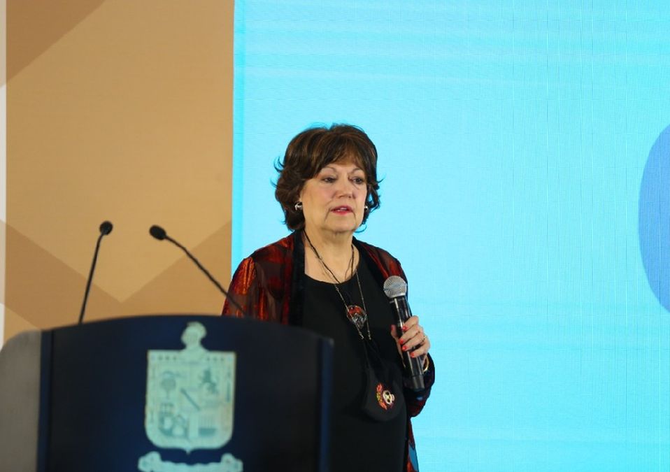Secretaria de Educación, Sofialeticia Morales. | Raúl Palacios