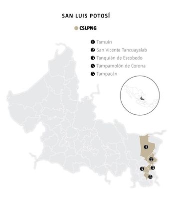 Se disputan SLP tres cárteles y tres bandas regionales: Sedena. | Gráfico