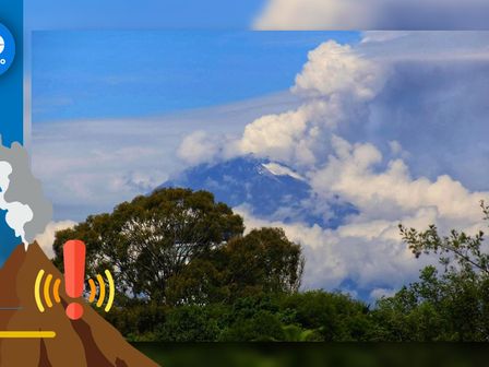 Actividad del Popocatépetl 21 de julio de 2024 / Andrés Lobato