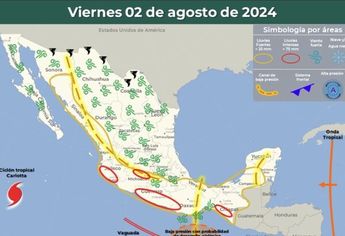Clima México 2 agosto