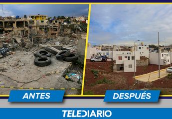 Comparación de las casas destruidas durante explosión en Xochimehuacan | Andrés Lobato