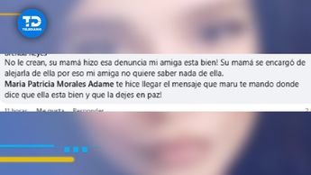 Reporte de búsqueda de María Eugenia Mendoza Morales. | Especial