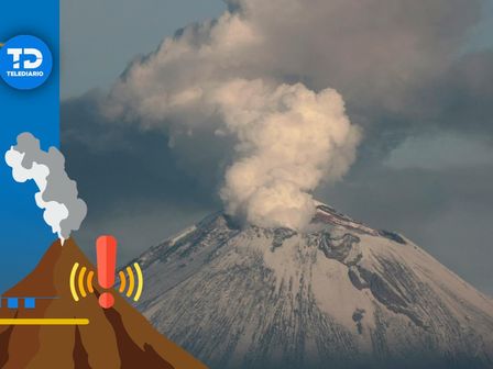 Actividad del Popocatépetl 28 de mayo del 2024 / Agencia Es Imagen