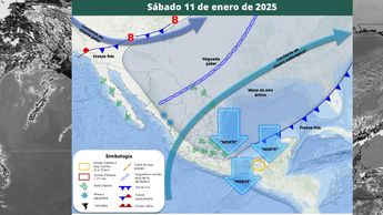 Frente frío 22 y frente frío 23