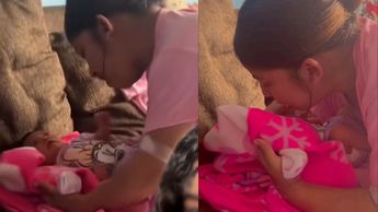Lupita 'TikTok' publicó un video donde se aprecia un poco el rostro de su bebé. | Especial