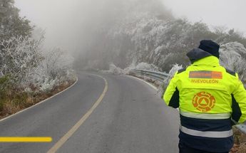 Aguanieve en Nuevo León