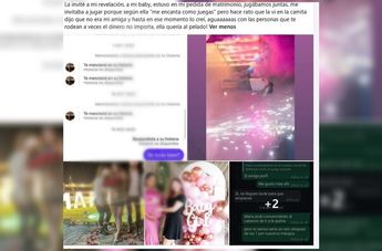 La joven compartió imágenes de las conversaciones con la supuesta amiga. | Redes sociales