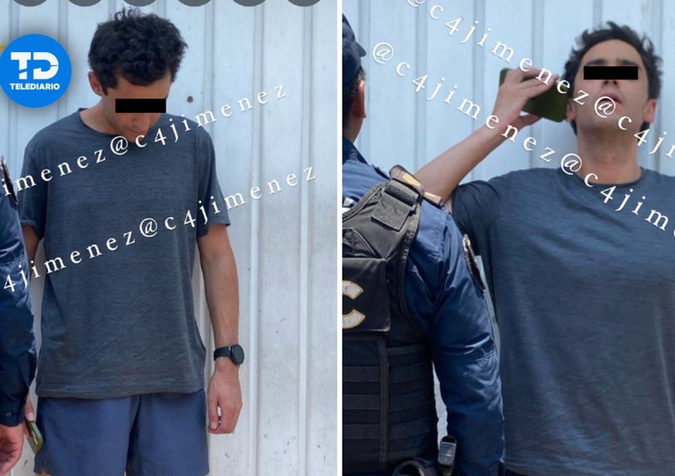 El sujeto compartió algunas fotografías en las que supuestamente muestra las lesiones que le dejaron los policías / Telediario