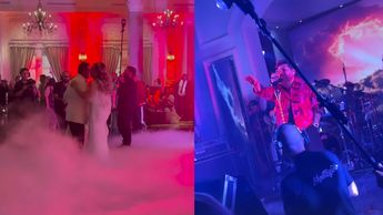 En la boda estuvo el grupo La Firma cantando varios de sus éxitos. | Especial