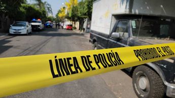 La zona fue acordonada para la investigación del doble homicidio / Juan Carlos Munguía