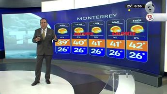 Pronóstico del tiempo para Monterrey, con Abimael Salas - 04 de agosto de 2023